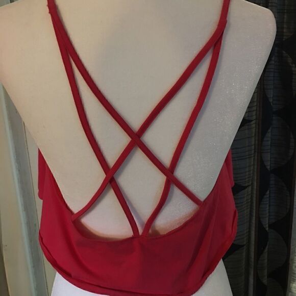 VICTORIA SECRET Red Cropped Top - Picture 7 of 7